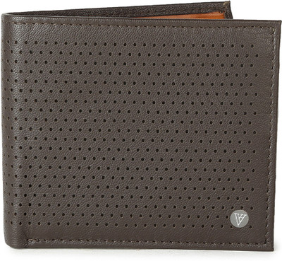

Van Heusen Men Brown Genuine Leather Wallet(8 Card Slots)