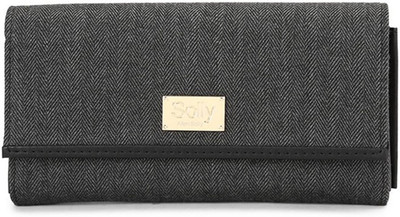 

Allen Solly Women Casual, Evening/Party Grey, Black Artificial Leather Wallet(8 Card Slots)