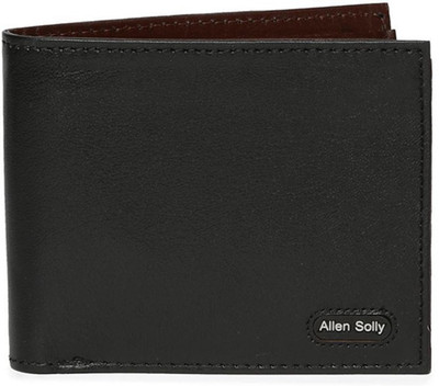 

Allen Solly Men Black Genuine Leather Wallet(5 Card Slots)