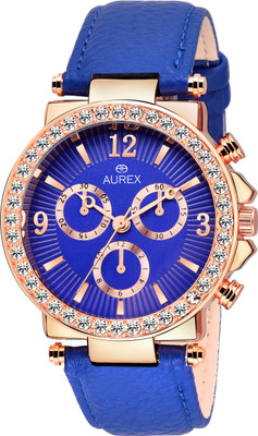 

AUREX AX-LR526-BLBL STYLISH BLUE DIAL GIRL'S Watch - For Women