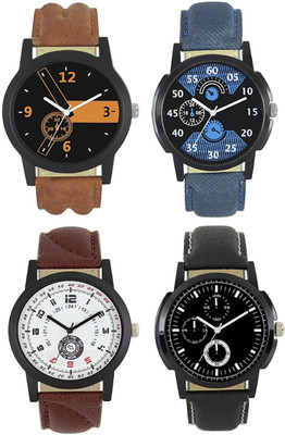 

ECR Four Combo Latest collation fancy and attractive watch combo of 4 Watch Combo For Men & Boys Watch - For Men