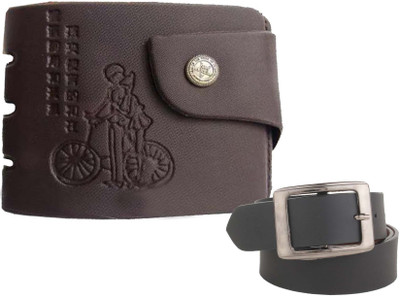 

PEACOCK MUNDKAR Wallet, Belt Combo(Black)