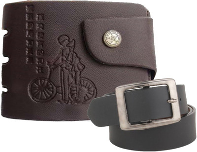 

PEACOCK MUNDKAR Wallet, Belt Combo(Black)