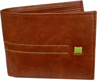 

Fashius Men Tan Genuine Leather Wallet(5 Card Slots), Tan-01