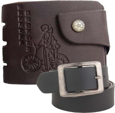 

Peacock Mundkar Wallet, Belt Combo(Multicolor)