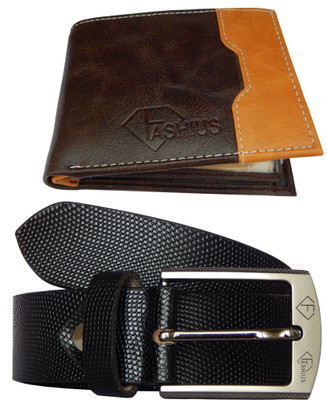 

Fashius Belt, Wallet Combo(Multicolor)