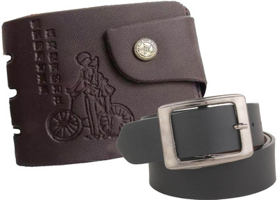 

Peacock Mundkar Wallet, Belt Combo(Multicolor)