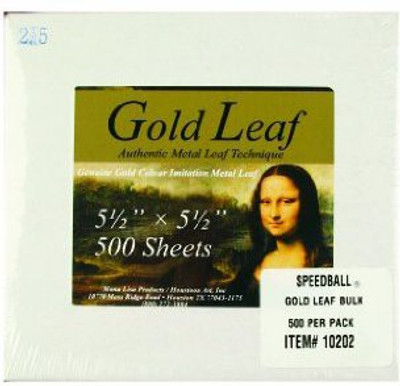 

Speedball Mona Lisa Composition Gold Leaf, 500 Sheet Pack
