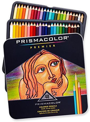 

Prismacolor Premier Colored Pencils, Soft Core, 48 Pack