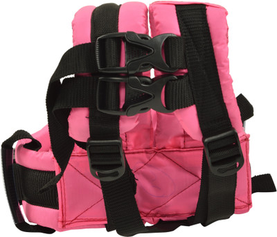 

Kidsafe KIDSAFEBELT - Two Wheeler Child Safety Belt - World's 1st, Trusted & Leading (Air-Pink ) Baby Carrier(Pink, Back Carry)
