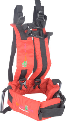 

Kidsafe KIDSAFEBELT - Two Wheeler Child Safety Belt - World's 1st, Trusted & Leading (Air- Red ) Baby Carrier(Red, Back Carry)