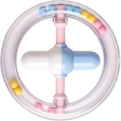 

Rikang Small Flying Disk Toy Rattle(Blue, Pink)