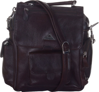 

Leatherman 1219 Messenger Bag(Brown, 3 L)