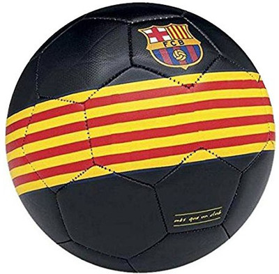 

SMT Barca black Football - Size: (Pack of 1, Multicolor