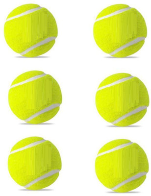 

QUINERGYS ® Cricket Ball- Soft Pro Tennis Ball Cricket Tennis Ball(Pack of 6, Yellow), Yellow-type-019