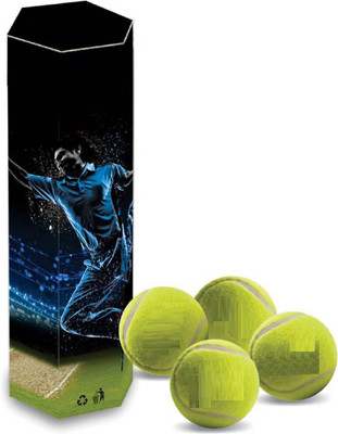 

QUINERGYS ® Light Cricket Tennis Balls Cricket Tennis Ball(Pack of 4, Yellow), Yellow-type-011
