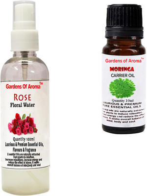 

Gardens Of Aroma Rose Floral Water And Moringa Essential Oil(110 ml)