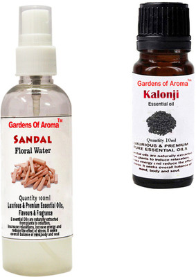 

Gardens Of Aroma Sandal Floral Water And Kalonji Essential Oil(110 ml)