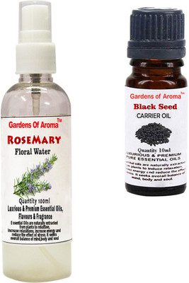 

Gardens Of Aroma Rosemary Floral Water And Black Seed Essential Oil(110 ml)
