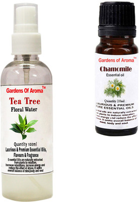 

Gardens Of Aroma Tea Tree Floral Water And Chamomile Essential Oil(110 ml)