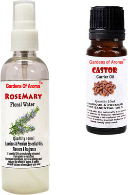 

Gardens Of Aroma Rosemary Floral Water And Castor Essential Oil(110 ml)