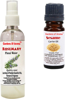 

Gardens Of Aroma Rosemary Floral Water And Sesame Essential Oil(110 ml)
