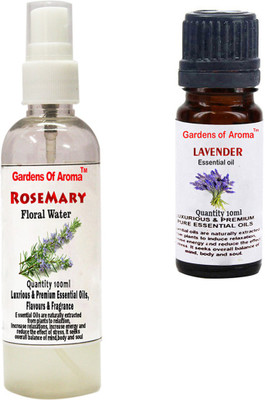 

Gardens Of Aroma Rosemary Floral Water And Lavender Essential Oil(110 ml)