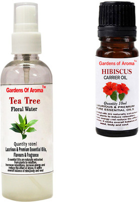 

Gardens Of Aroma Tea Tree Floral Water And Hibiscus Essential Oil(110 ml)