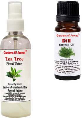 

Gardens Of Aroma Tea Tree Floral Water And Dill Essential Oil(110 ml)