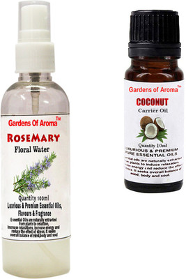 

Gardens Of Aroma Rosemary Floral Water And Coconut Essential Oil(110 ml)