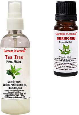 

Gardens Of Aroma Tea Tree Floral Water And Bhringraj Essential Oil(110 ml)