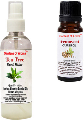 

Gardens Of Aroma Tea Tree Floral Water And Hepmseed Essential Oil(110 ml)