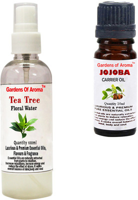 

Gardens Of Aroma Tea Tree Floral Water And Jojoba Essential Oil(110 ml)