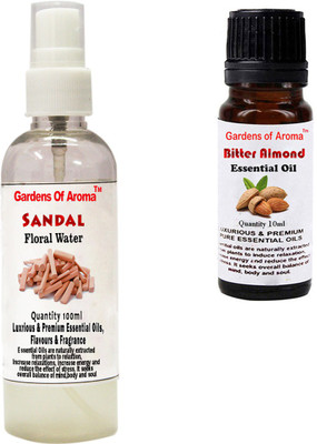 

Gardens Of Aroma Sandal Floral Water And Bitter Almond Essential Oil(110 ml)
