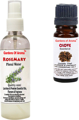

Gardens Of Aroma Rosemary Floral Water And Clove Essential Oil(110 ml)