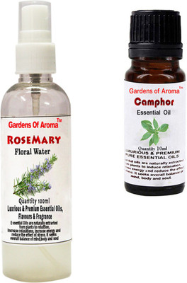 

Gardens Of Aroma Rosemary Floral Water And Camphor Essential Oil(110 ml)