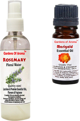 

Gardens Of Aroma Rosemary Floral Water And Marigold Essential Oil(110 ml)