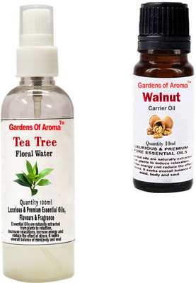 

Gardens Of Aroma Tea Tree Floral Water And Walnut Essential Oil(110 ml)