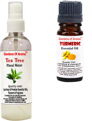 

Gardens Of Aroma Tea Tree Floral Water And Tumeric Essential Oil(110 ml)