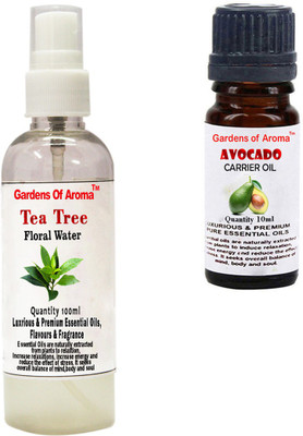 

Gardens Of Aroma Tea Tree Floral Water And Avocado Essential Oil(110 ml)
