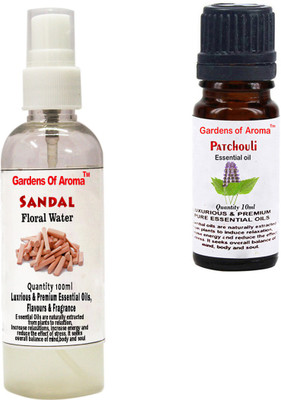 

Gardens Of Aroma Sandal Floral Water And Patchouli Essential Oil(110 ml)