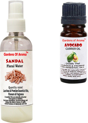 

Gardens Of Aroma Sandal Floral Water And Avocado Essential Oil(110 ml)