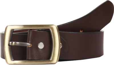 

Pooh Men Formal Brown Genuine Leather Belt