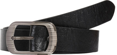 

Pooh Men Formal Black Genuine Leather Belt