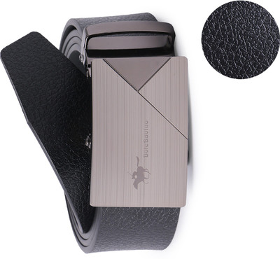 

Edifier Men Casual, Evening, Formal, Party Black Genuine Leather Belt, Black_01