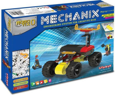 

Zephyr Motorized Mechanix Number 0 Robotix System for kids play indoor game Gift Item Engineering system enhances Creativity(Multicolor)