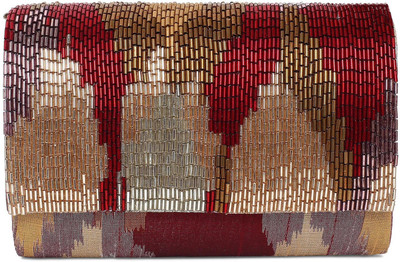 

The Purple Sack Party Maroon Clutch