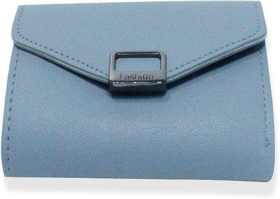 

Seajol Girls Casual Blue Artificial Leather Wallet(2 Card Slots), 30200050blue_wallet
