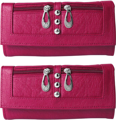 

EMOSHA Casual Maroon Clutch
