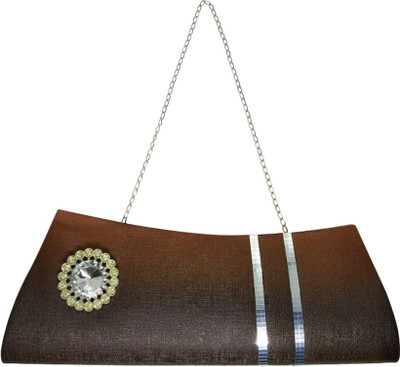 

Everglitz Casual, Party Brown Clutch